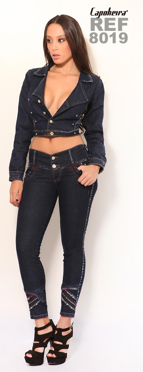 Conjunto Jean Colombiano con Bolsillos Diseño Push Up